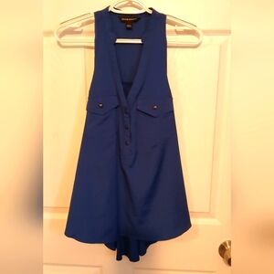 Rock & Republic Royal Blue V-Neck Racer Back Top